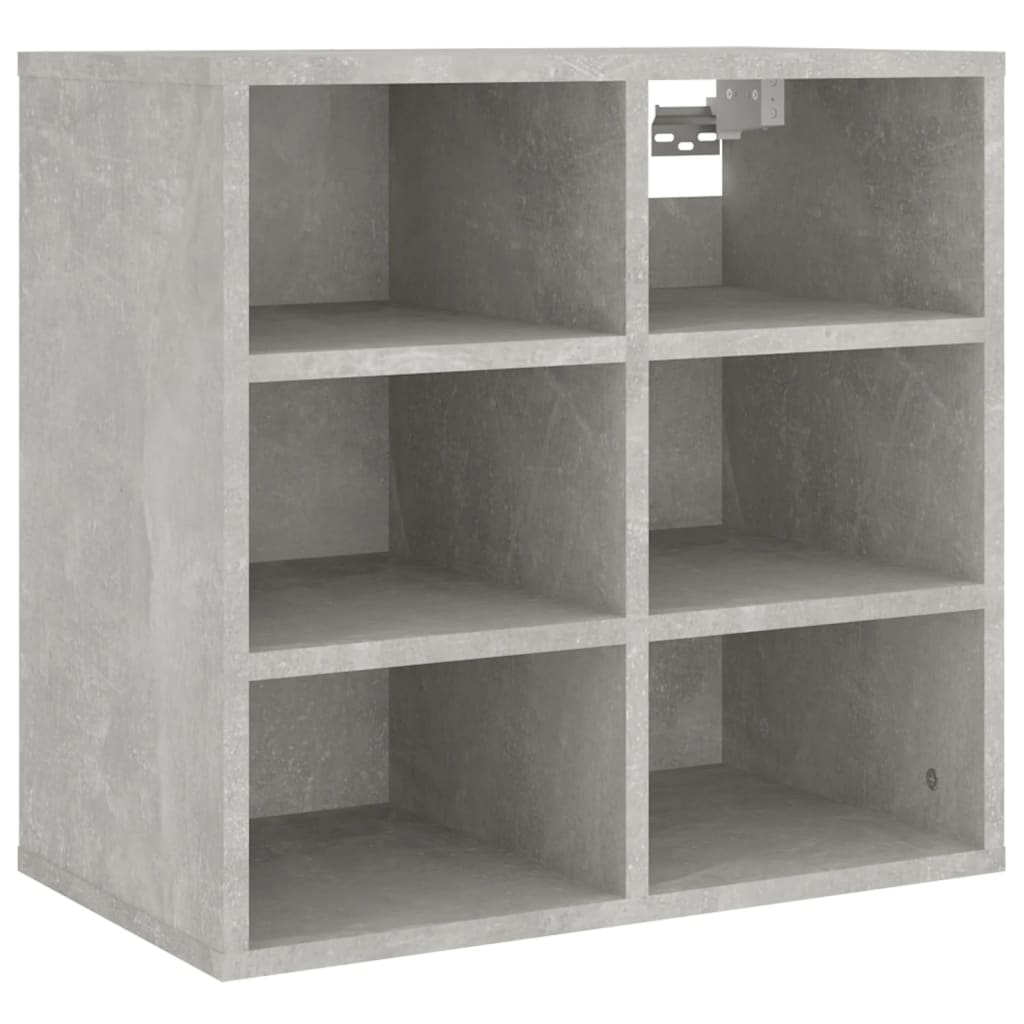 Shoe Cabinet Concrete Grey 52.5x30x50 cm